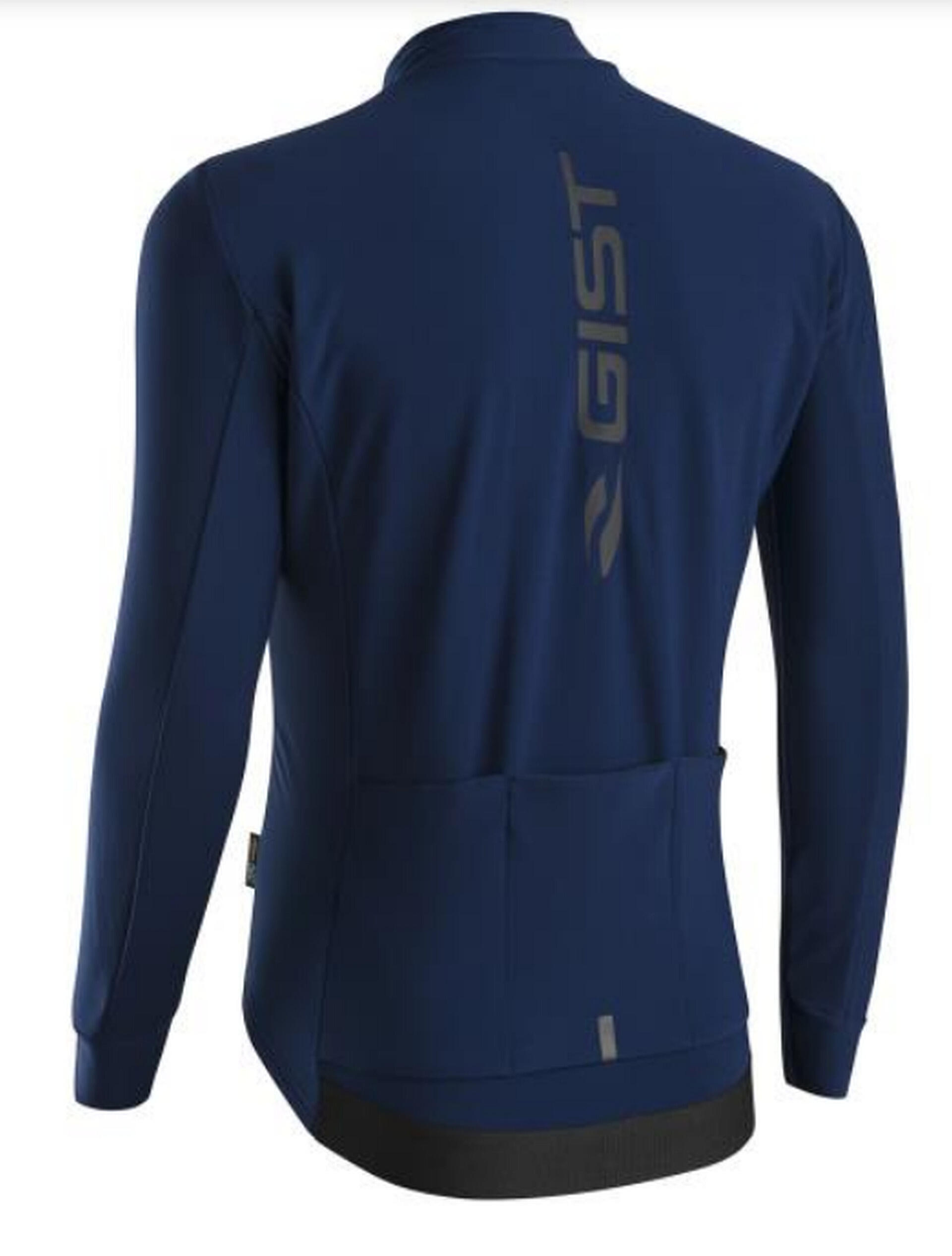 Maillot cycliste d'hiver SUPREMO +5°, bleu 2/2