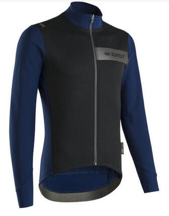 Maillot cycliste d'hiver SUPREMO +5°, bleu