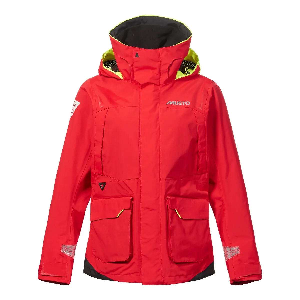 Musto - Veste Imperméable À Capuche Femme Musto Br1 Channel - Coupe-pluie - Rouge - Decathlon