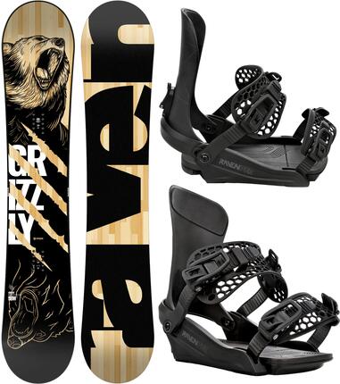 Zestaw Deska snowboardowa Raven Grizzly + wiązania Raven King