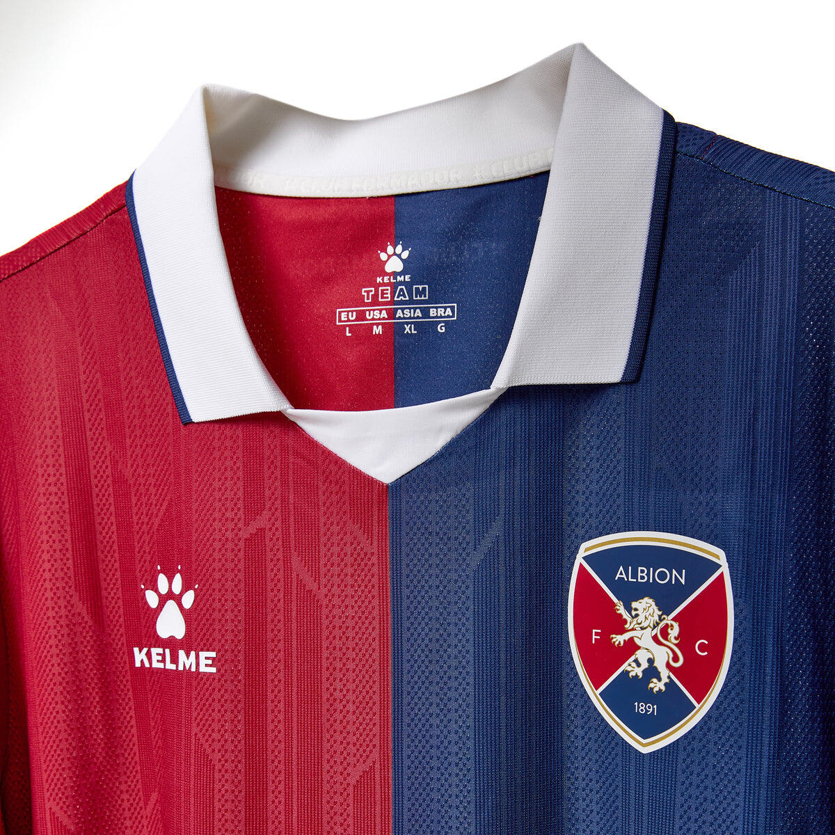 Kelme Camiseta Albion Fc 1ª Equipación 25-26 Rojo Unisex 3/5