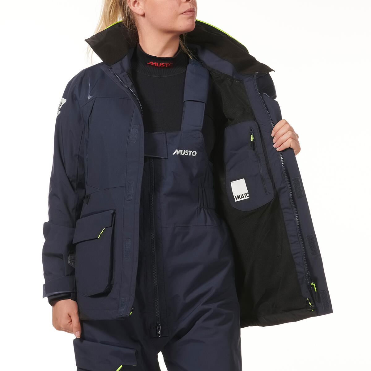 Veste imperméable à capuche femme Musto Br1 Channel 5/5