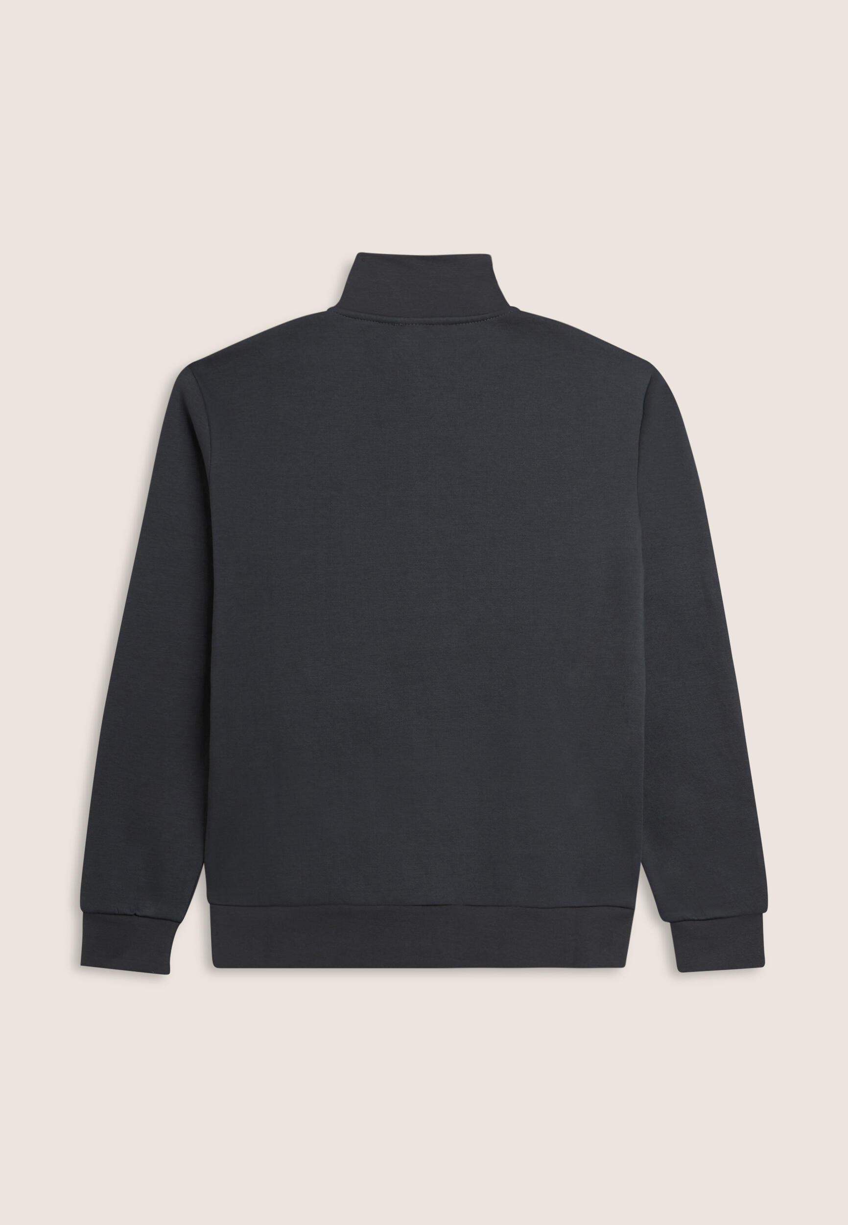 Felpa full zip con collo alto e tasche interne 2/3