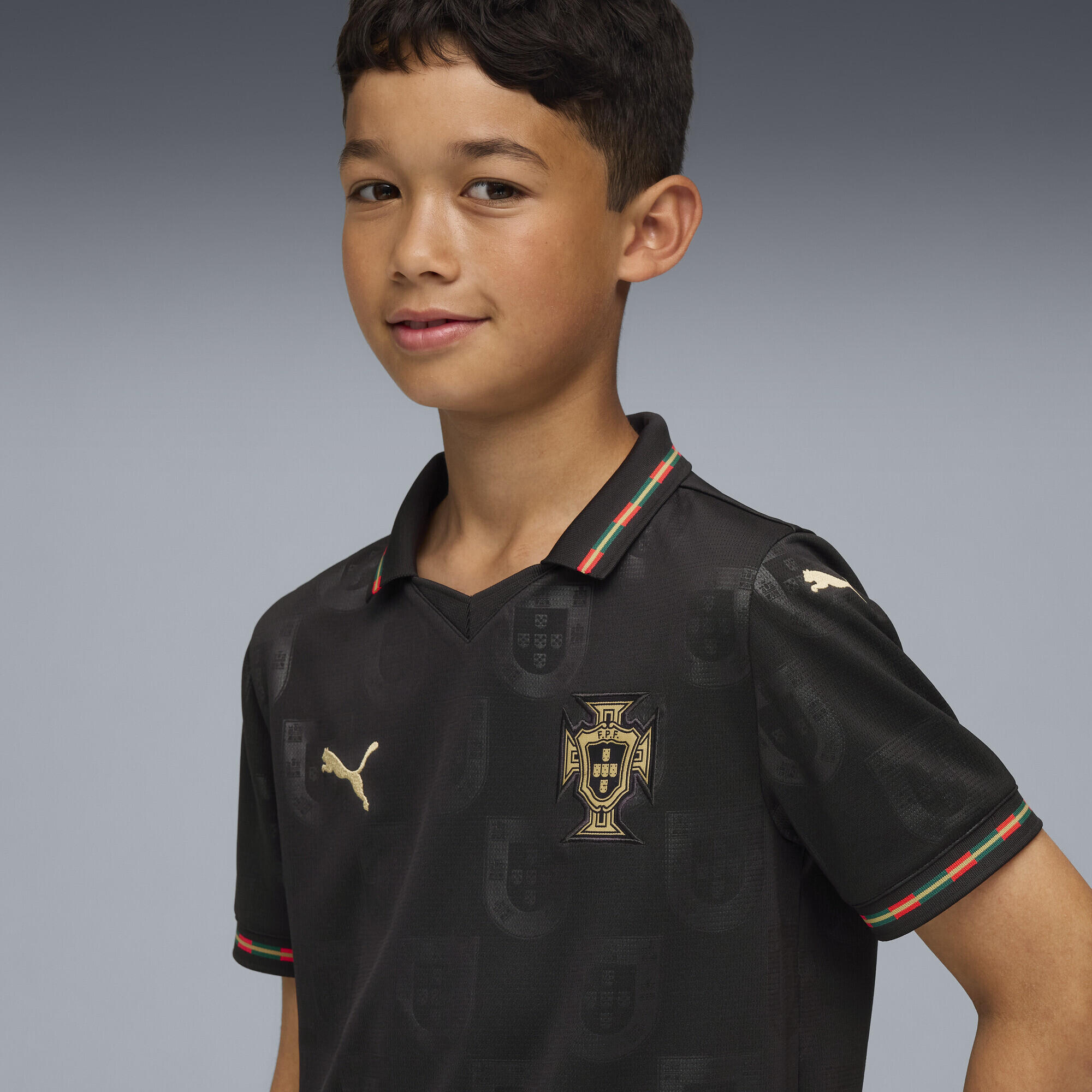 Portugal 25/26 Special Edition Eusébio Trikot Jugendliche PUMA 3/6
