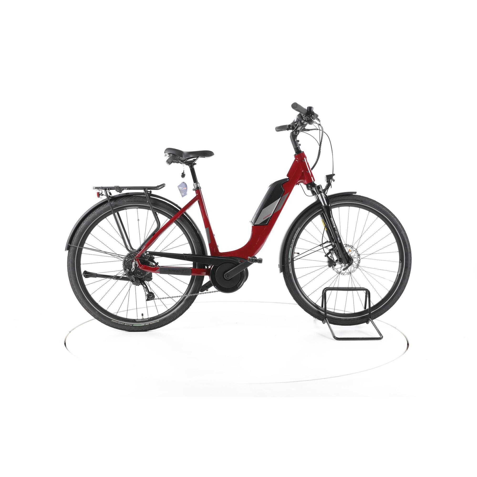 Morrison Bikes - Reconditionné - Morrison E 6.0 Trekking Vélo Électrique Entrée Basse - Très Bon - Vélo De Voyage - Rouge - 50 - Decathlon