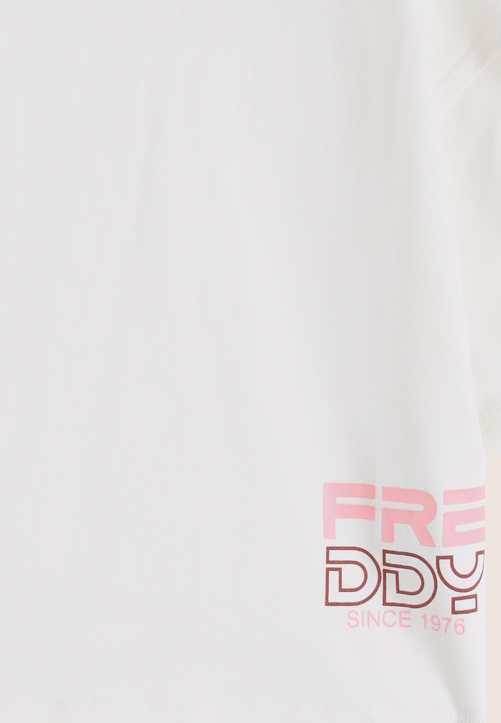 T-shirt Bambina Oversize Cropped con Logo laterale 3/3
