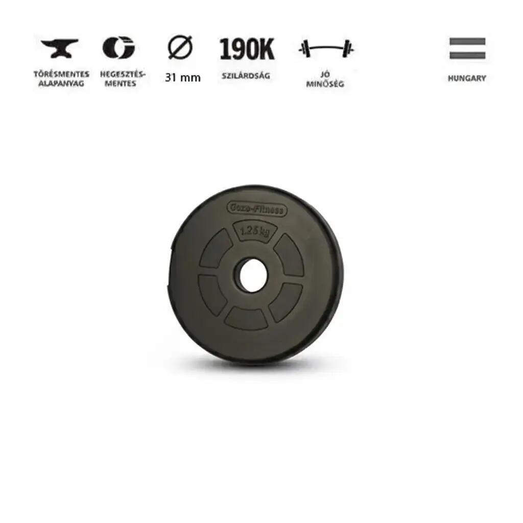 GazoFitness® Kézi Súlyzó 1×8,5Kg(Össz:8,5Kg)Menetes súlyzórúddal 3/3