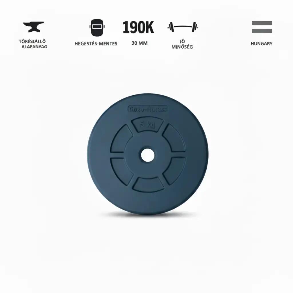 GazoFitness® Francia Rudas Súlyzó 27Kg 3/5