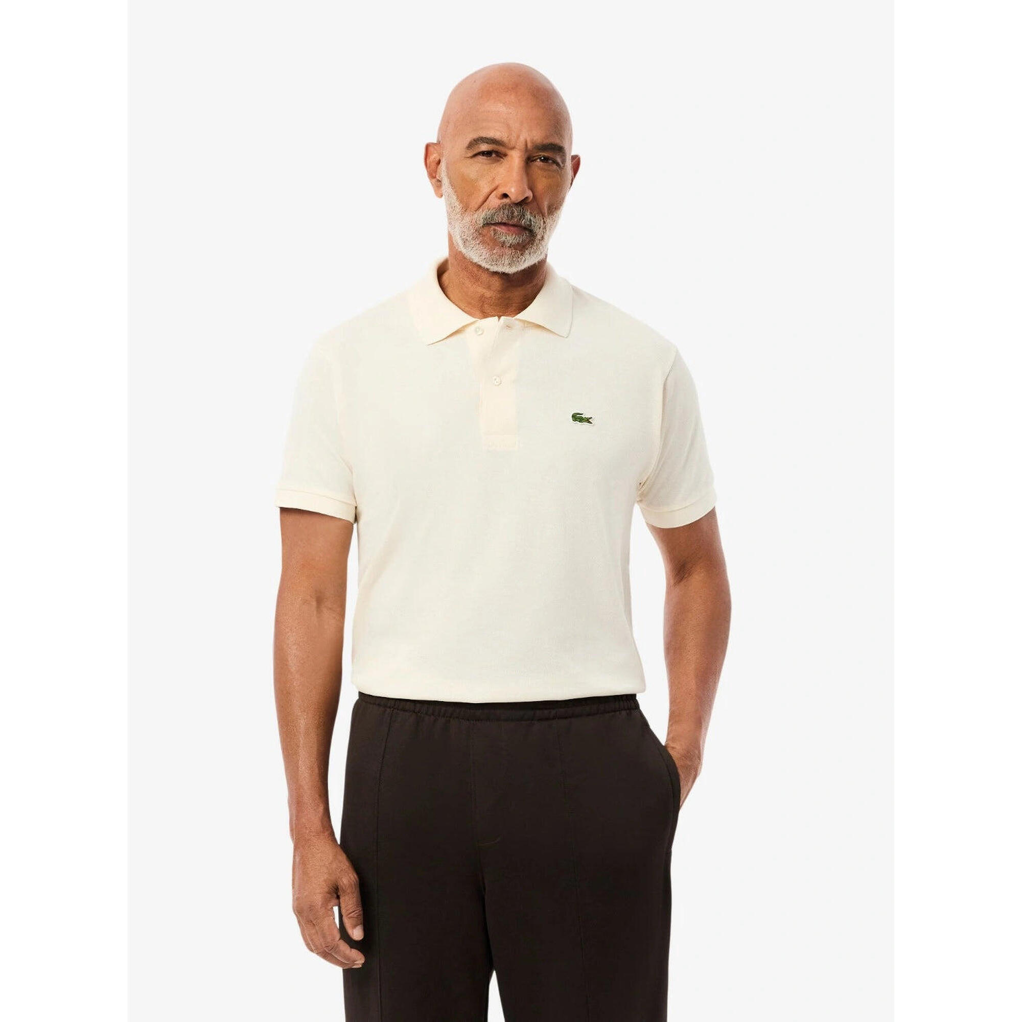 Lacoste - Polo L1212 Lacoste - Homme - Chemise Manches Courtes - Beige - Decathlon