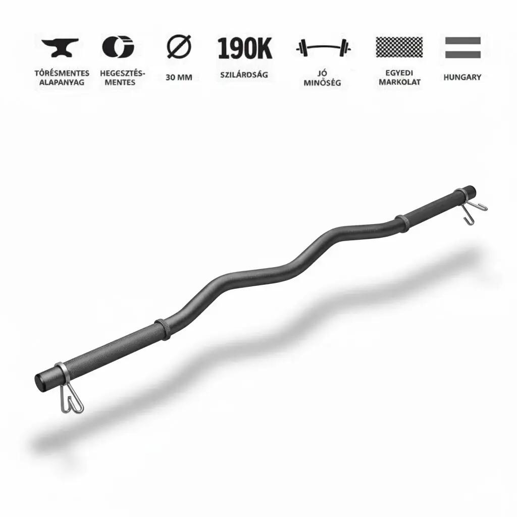 GazoFitness® Francia Rudas Súlyzó 27Kg 4/5