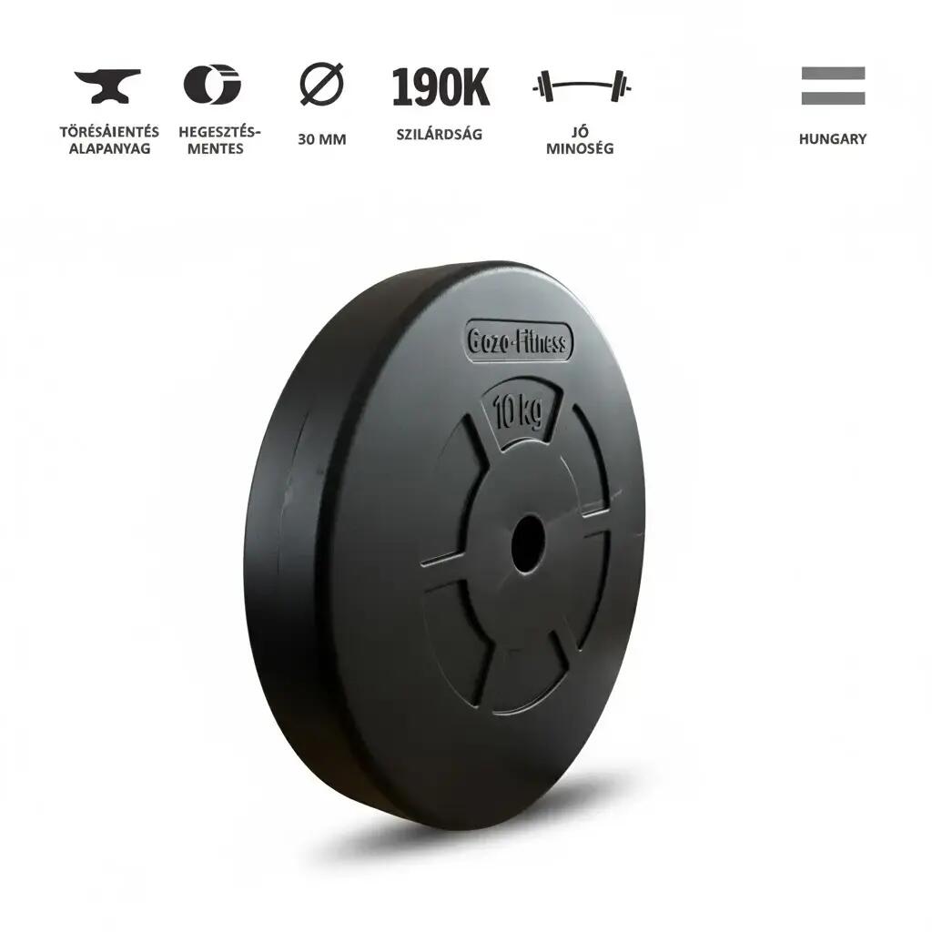GazoFitness® Kétkezes Súlyzó 33 Kg (150 Cm ruddal) 3/5