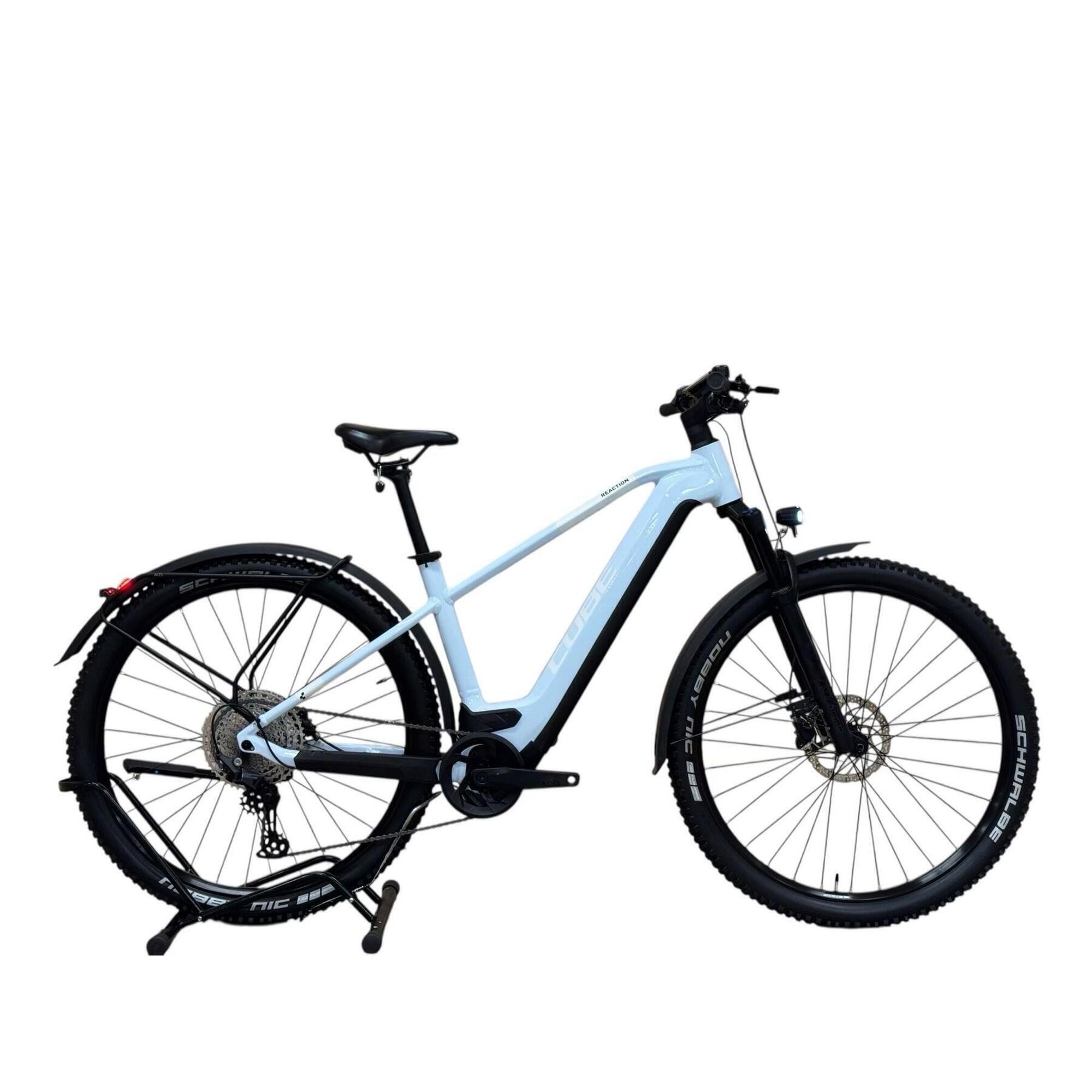 Cube - Reconditionné - Vtt Électrique Cube Reaction Hybrid Pro 750 Allroad - Comme Neuf - Vélo Tout Terrain - Blanc|noir - Grand - Decathlon