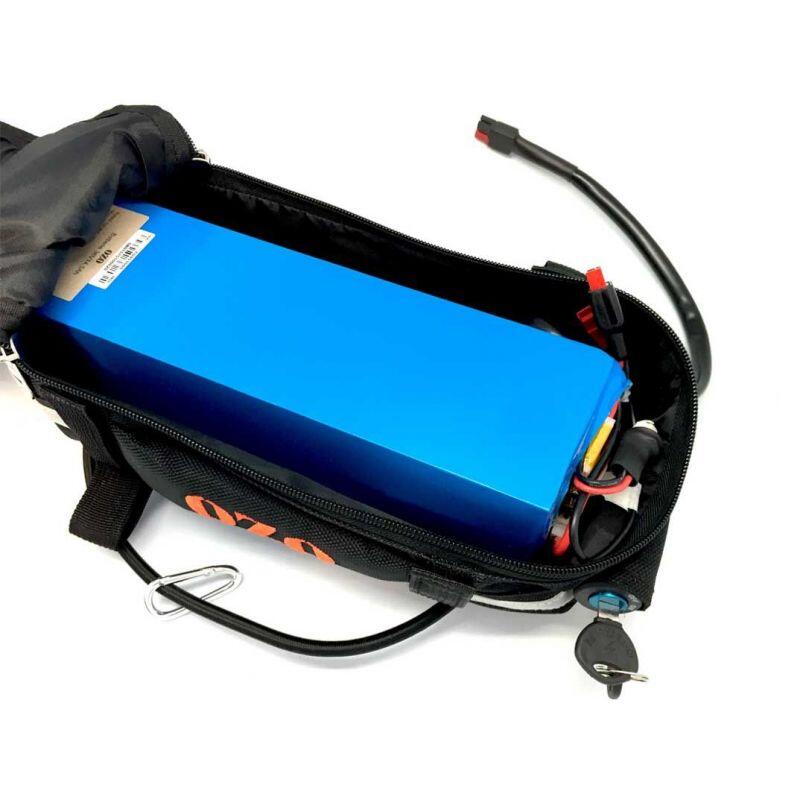 Sacoche porte-bagages vélo 4L pour batterie – Étanche en PVC haute résistance 3/3