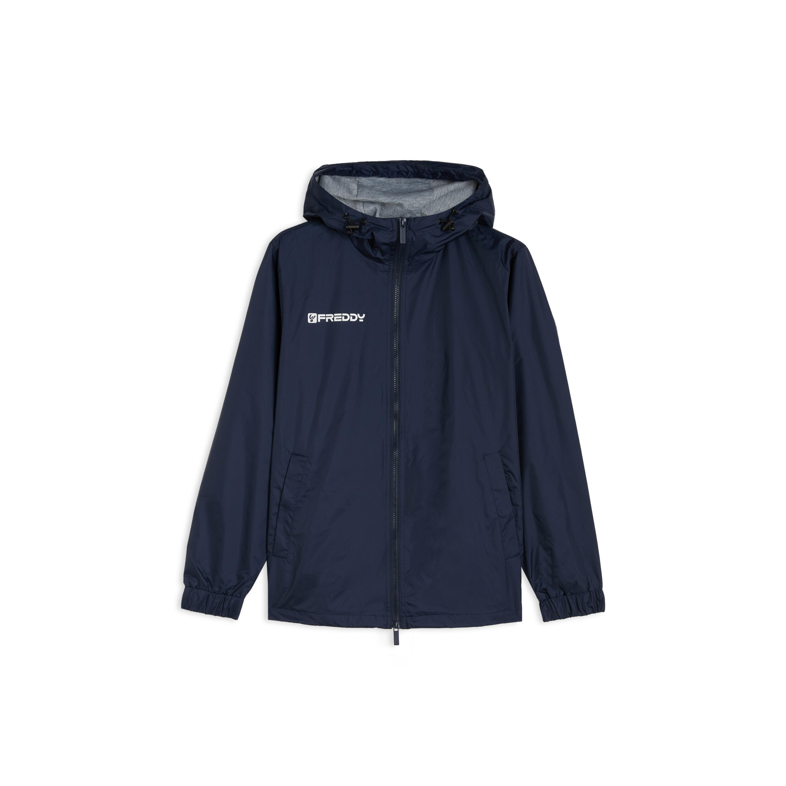 Freddy - Veste De Pluie Avec Capuche Réglable - Veste - Bleu - Decathlon