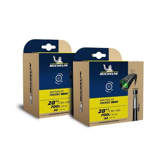 Lot 2 Chambres à Air A3 PROTEK MAX 28" Anti-Crevaison