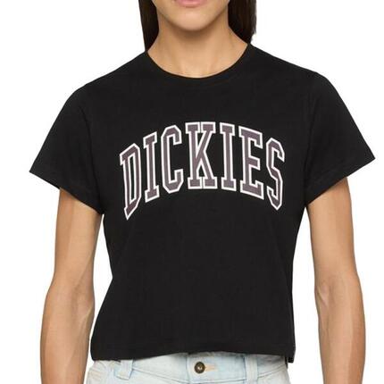 Camiseta Negra Dickies Aitkin para Mujer