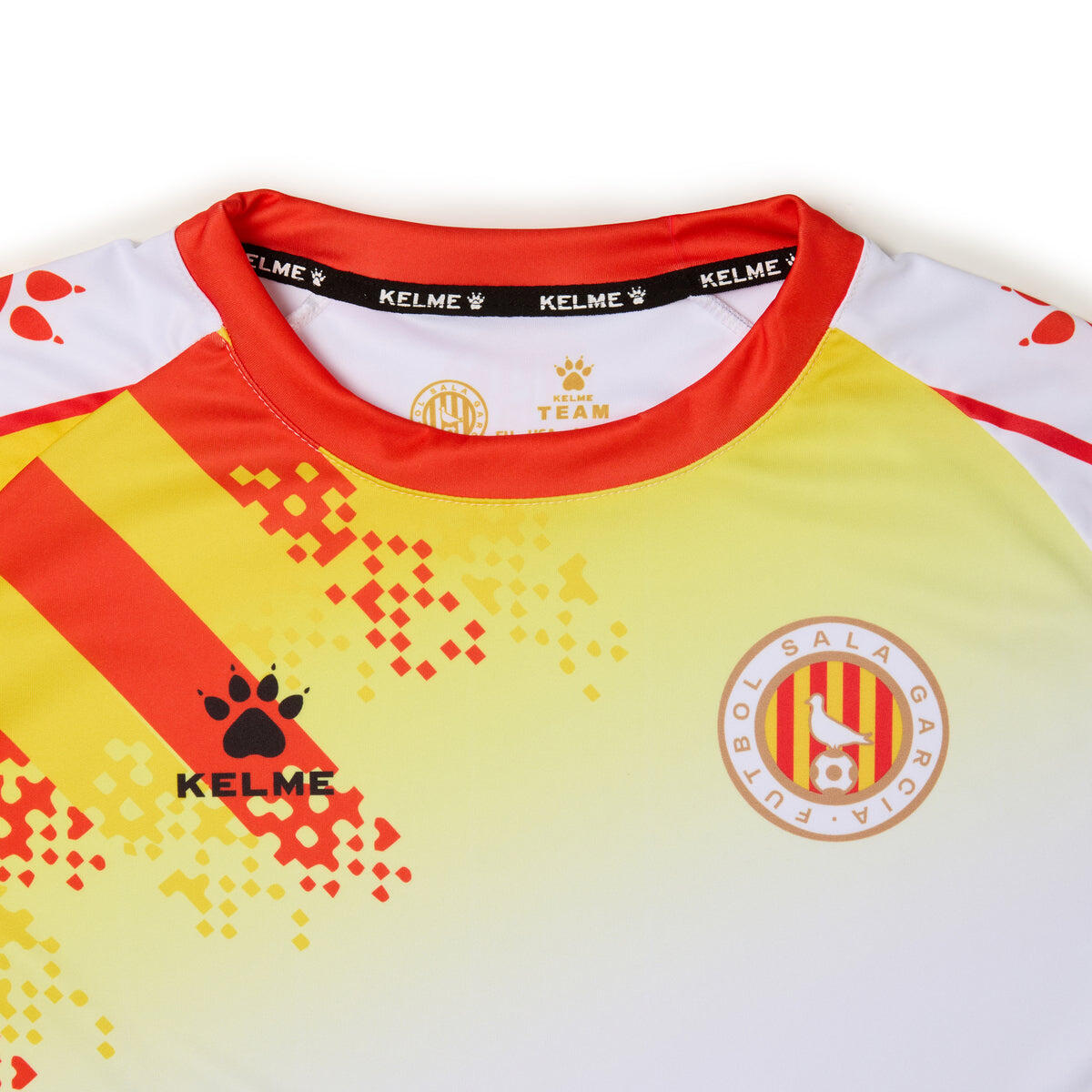 Kelme Camiseta Industrias Santa Coloma Equipación 25-26 Blanco Unisex 3/5