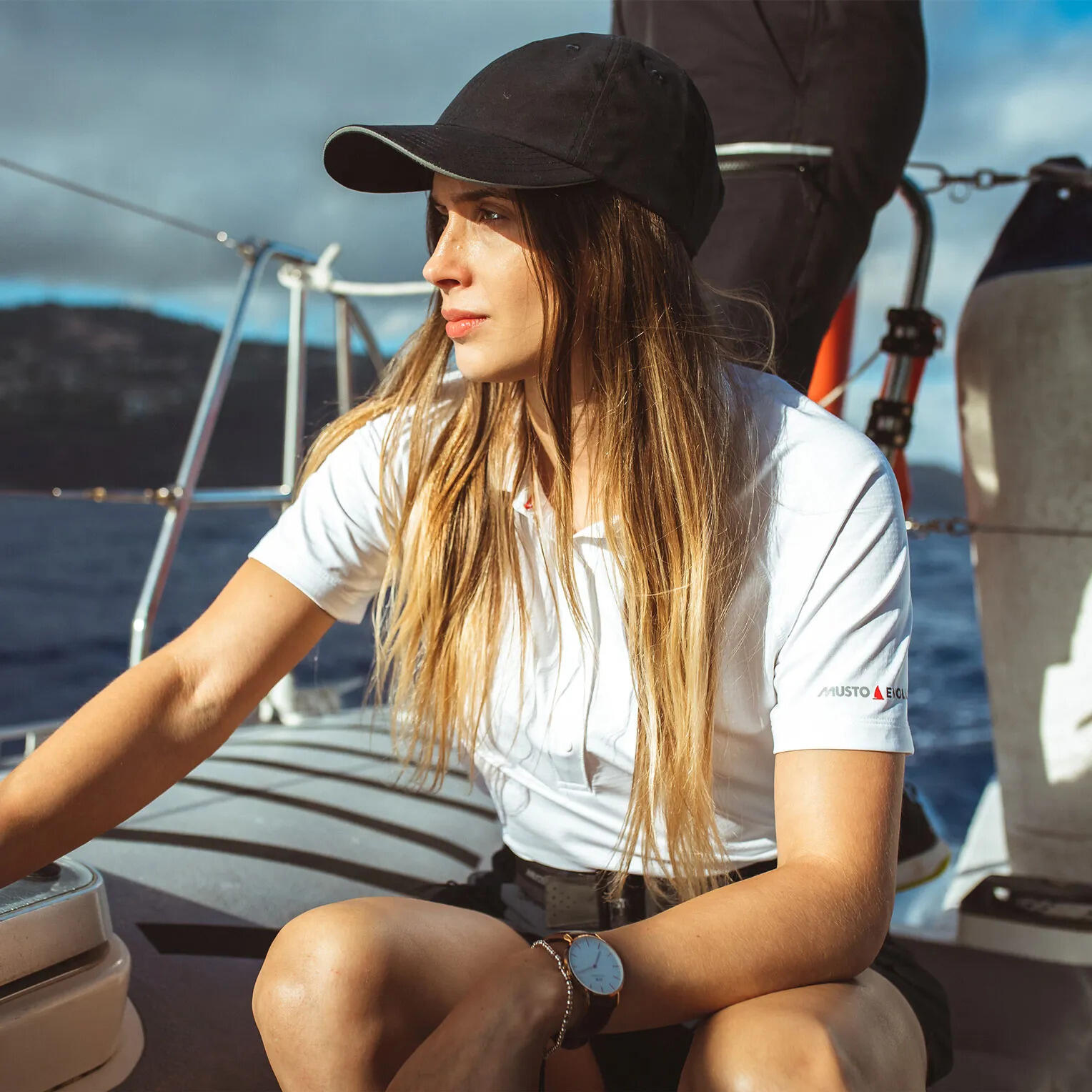 Polo de mujer Musto Evo Sunblock 2.0 FW 3/3