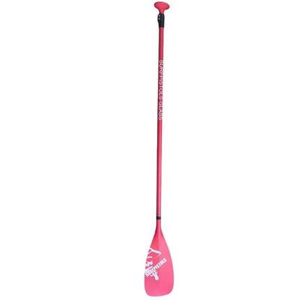 PAGAIE STAND UP PADDLE FIBRE ROUGE 2 PARTIES SURFPISTOLS
