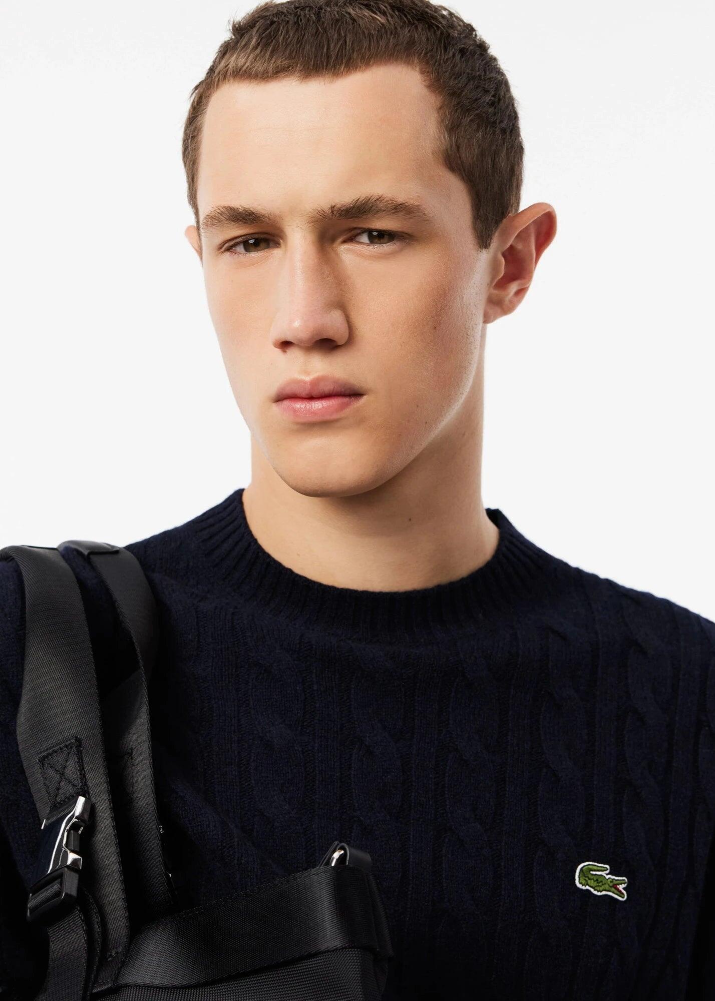 Pull torsadé Lacoste en laine - Homme 3/6