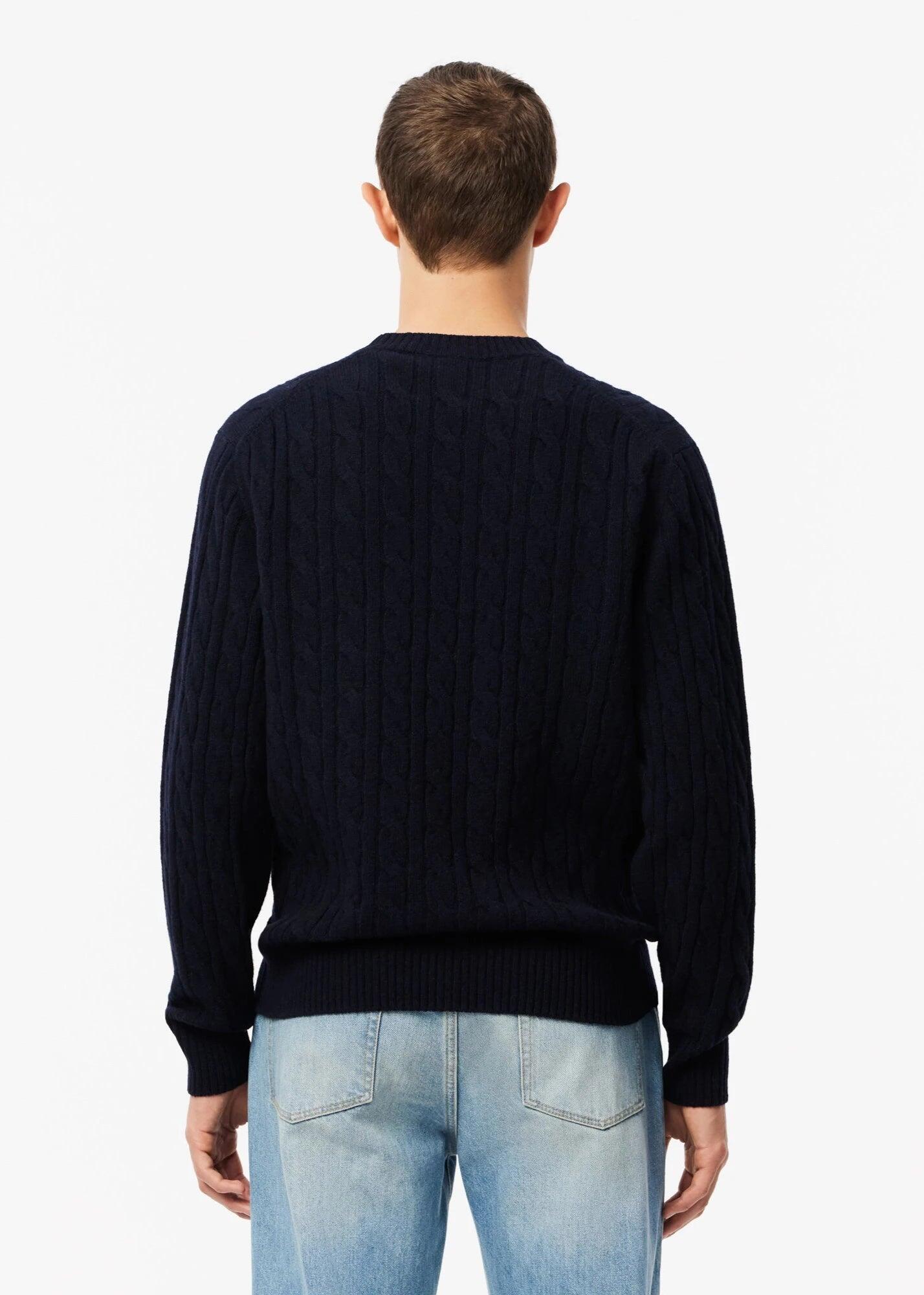 Pull torsadé Lacoste en laine - Homme 4/6