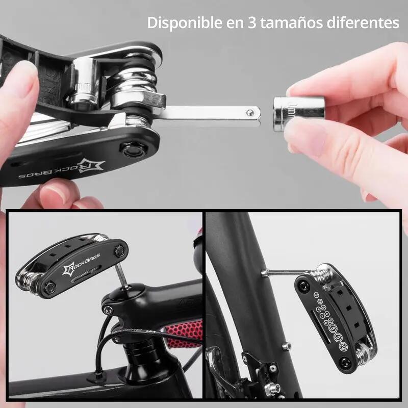 Herramienta - ciclismo - unisex - compacta, resistente - Z254_NA - negro 4/6