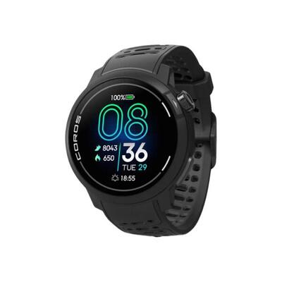 Coros pace pro gps horloge zwart