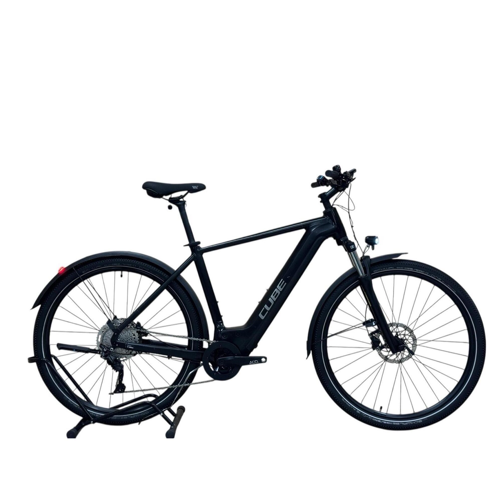 Cube - Reconditionné - Vélo Électrique Cube Nuride Hybrid Pro 750 Shimano - Comme Neuf - Vélo Ville - Noir - 54 - Decathlon