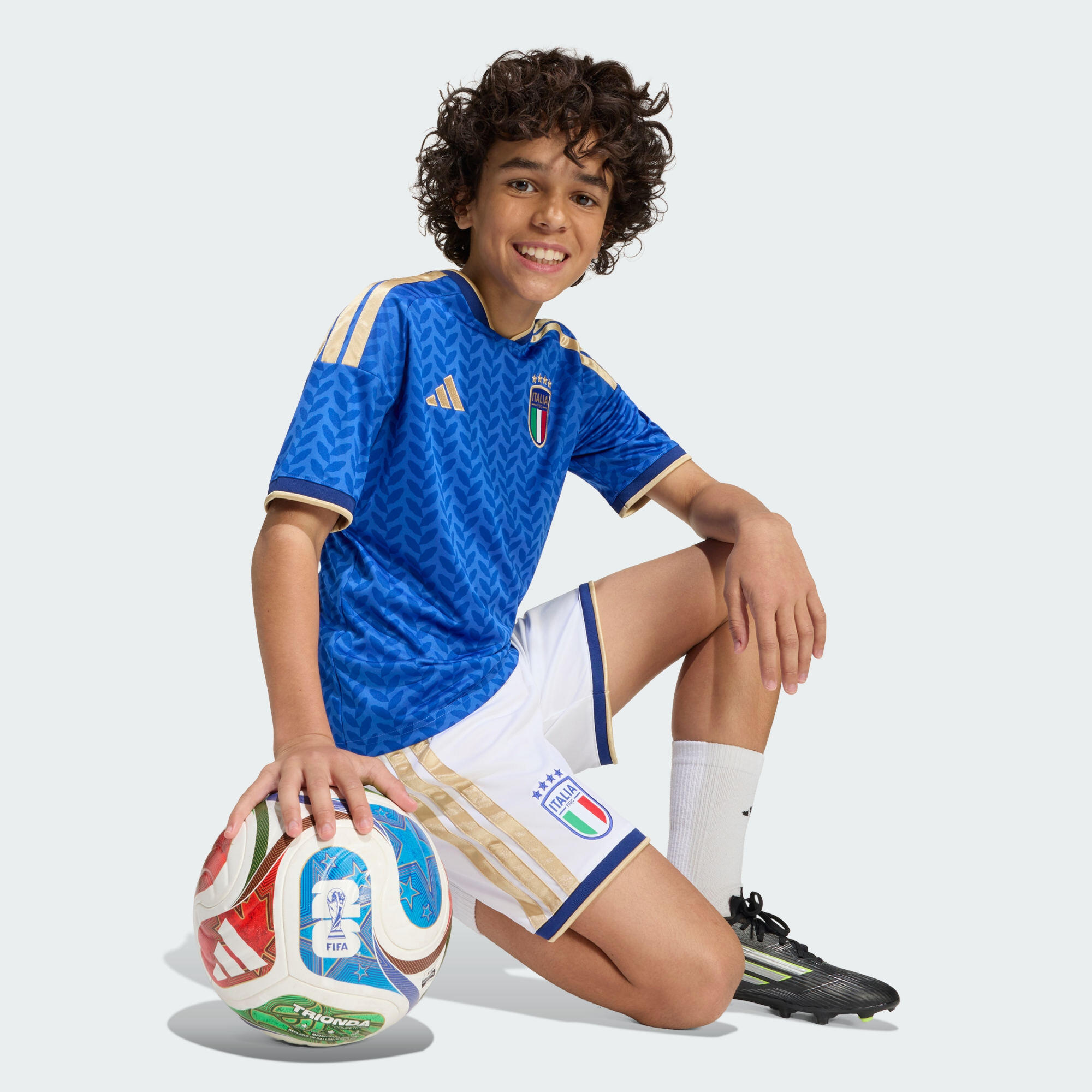 Italië 26 Thuisshort Kids 5/5