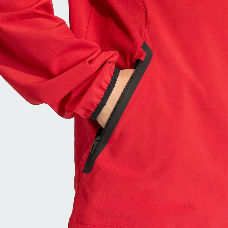 Veste coupe-vent Belgique Tiro Tech à zip sur toute la longueur