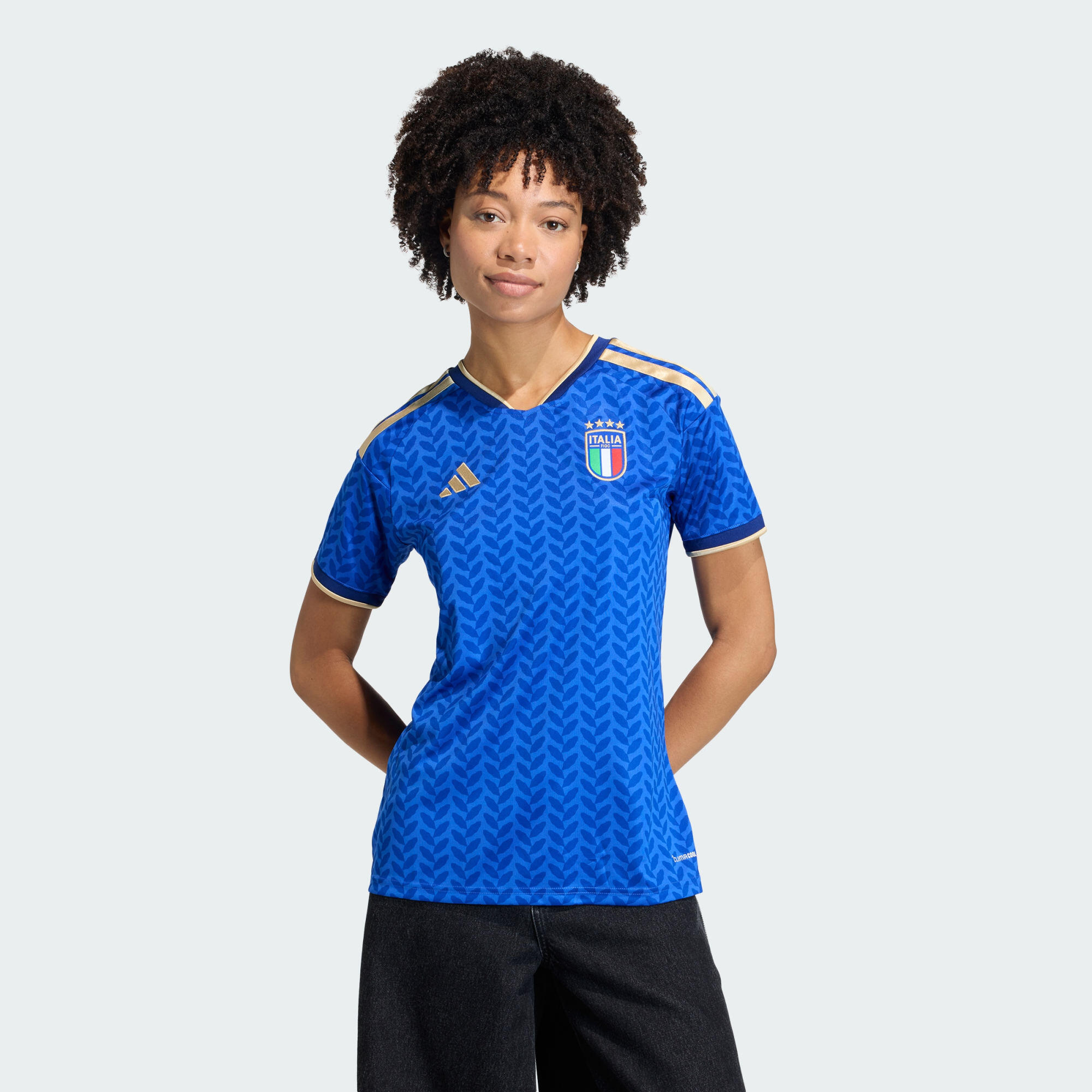 Adidas - Maillot Domicile Italie 26 - Short - Bleu - Decathlon