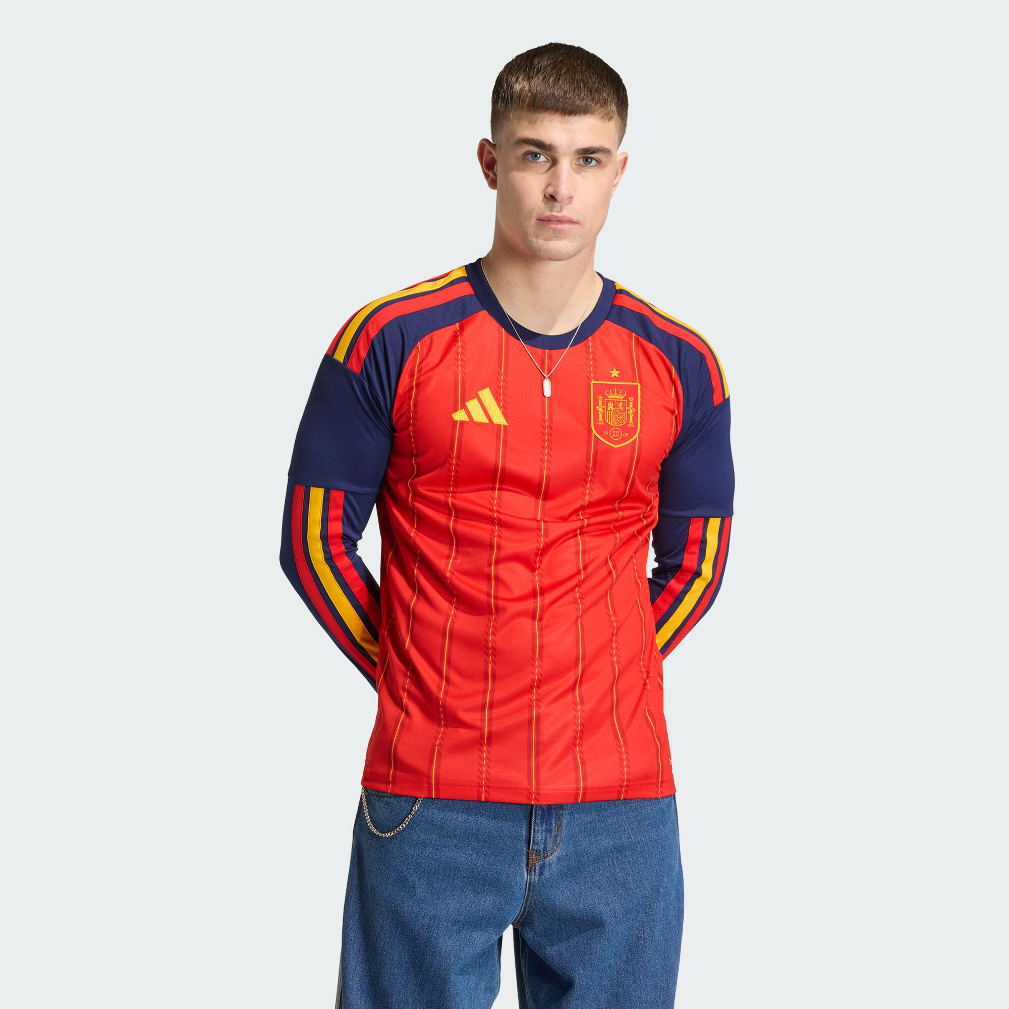 ADIDAS Maglia Home Spagna 26 a maniche lunghe