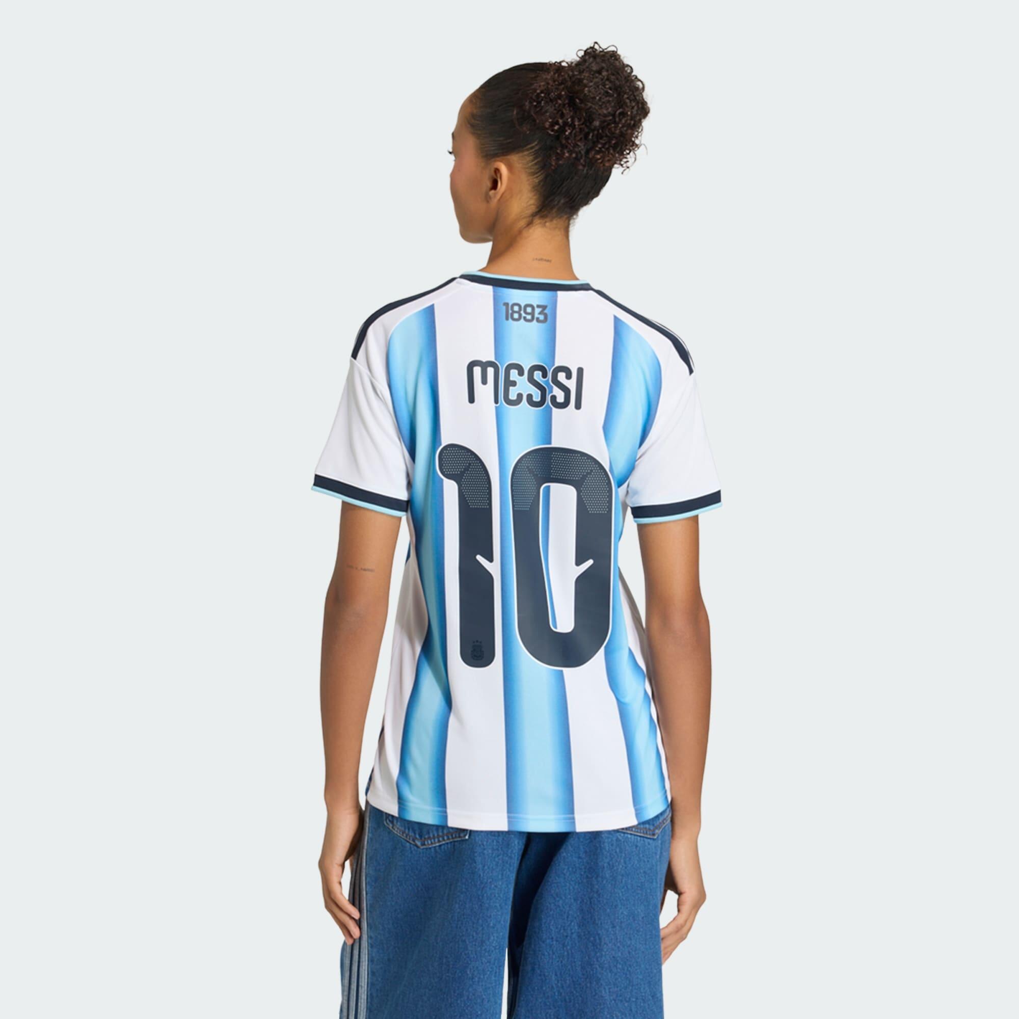 Argentinien 26 Messi Heimtrikot 4/8