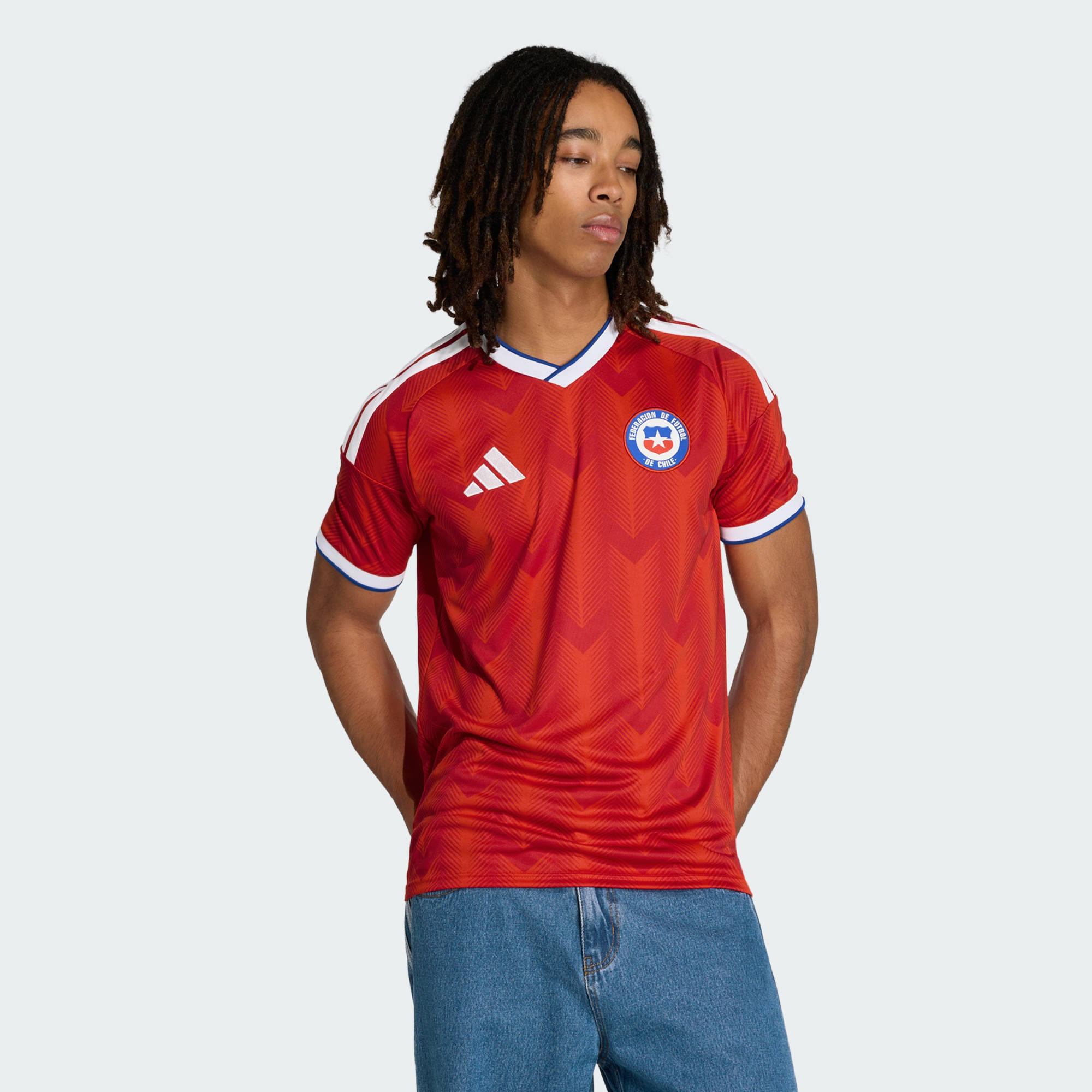Adidas - Maillot Domicile Chili 26 - Maillot Manches Courtes - Rouge - Decathlon