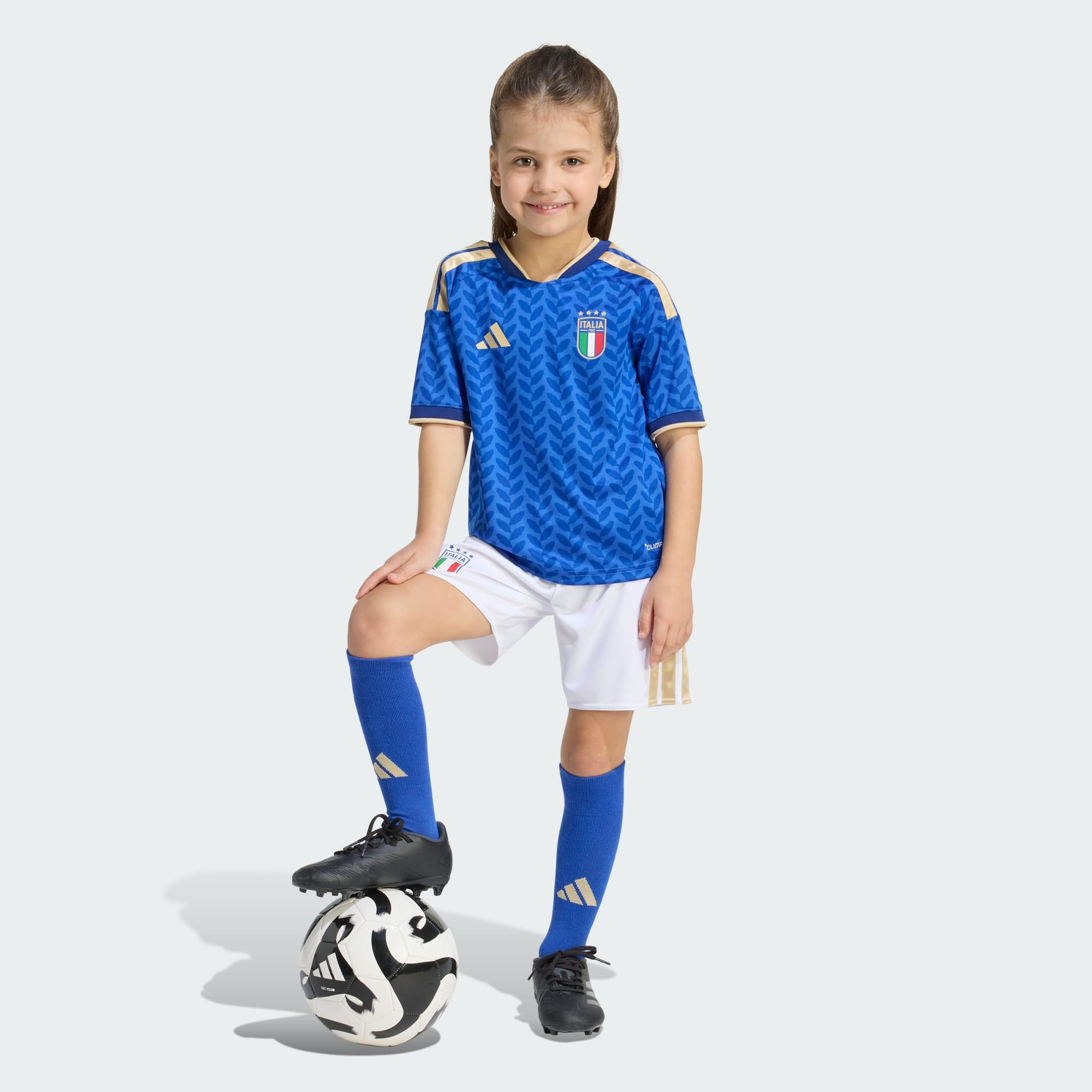 Adidas - Tenue Italie 26 Domicile Enfants - Survêtement De Sudation - Bleu - 18 Mois - Decathlon