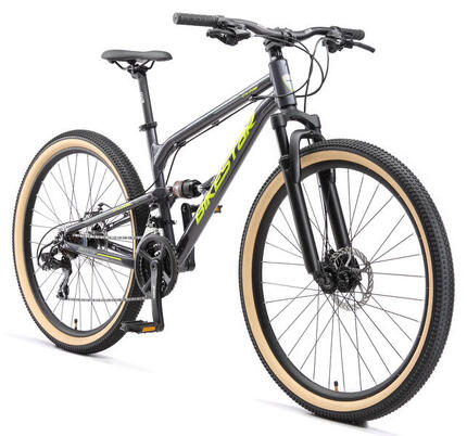 VTT 27.5" aluminium, tout suspendu, 21 vitesses, frein à disque