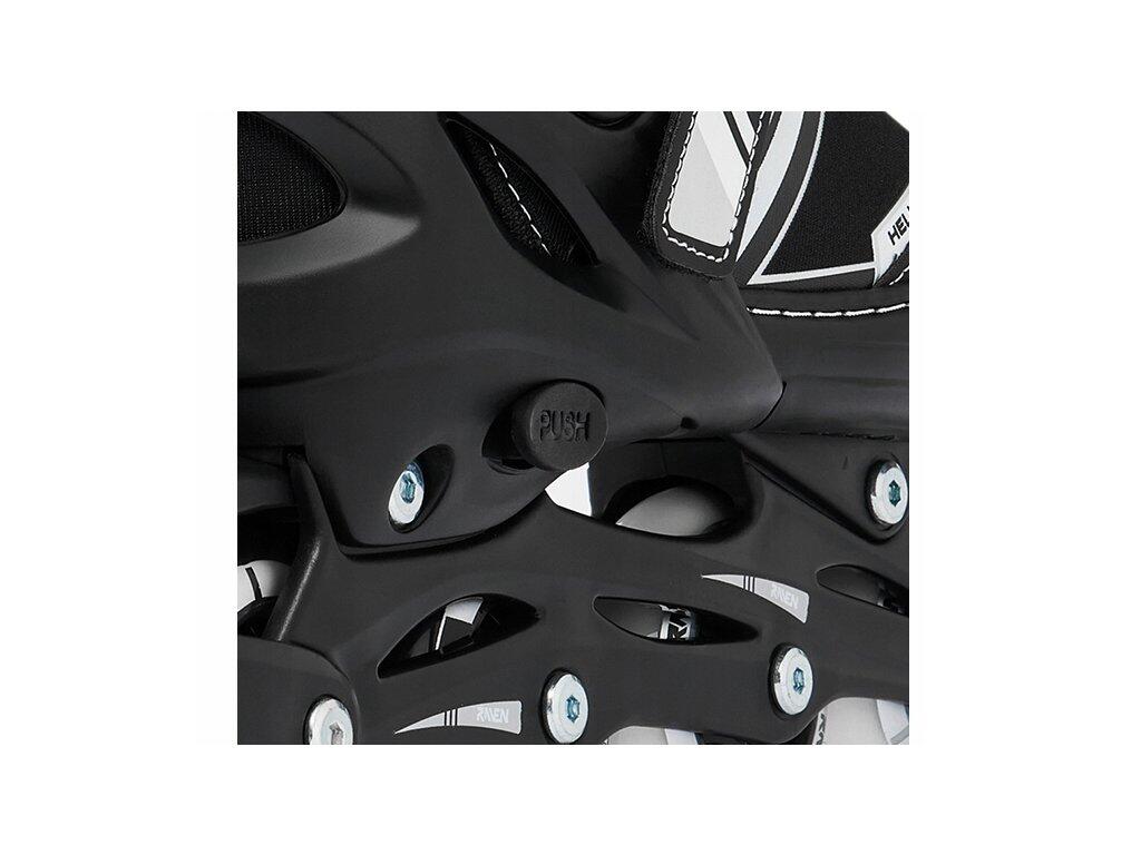 Kuxuan Skates Pattini In Linea Regolabili Bambini E Ragazzi – Con Ruote Luminose LED, Per Principianti, Taglie S/M/L