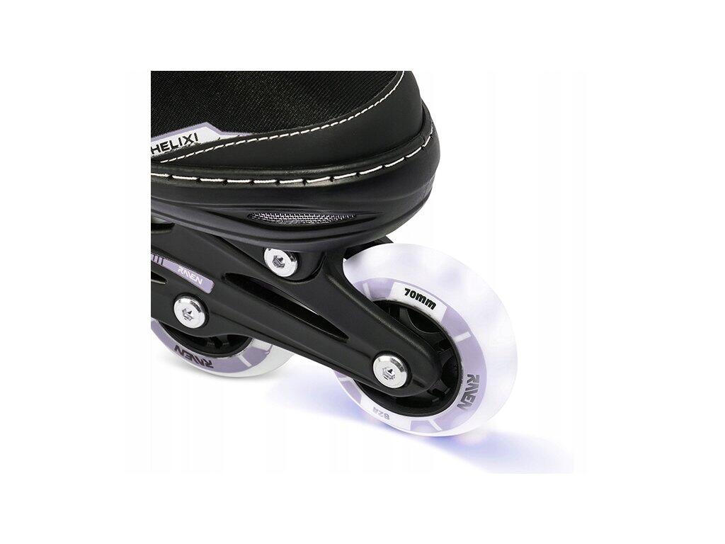 Patins de rodas 3 em 1 ajustáveis Raven Helixi Rodas LED 7/7