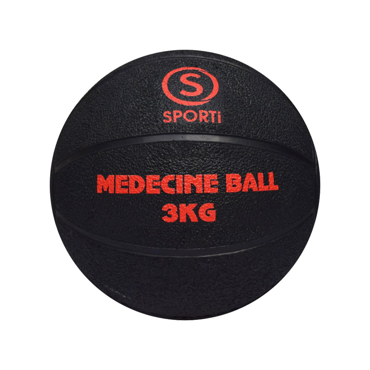 Sporti France - Medecine Ball Gonflable Sporti - Médecine Ball - Noir|rouge - 3 Kg - Decathlon