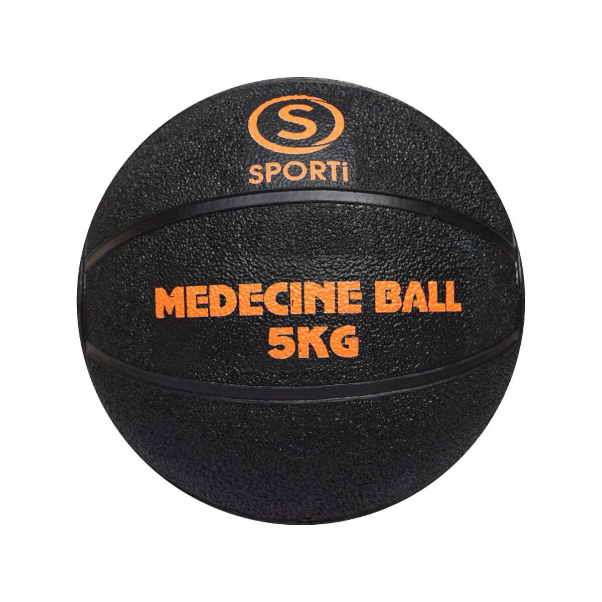 Sporti France - Medecine Ball Gonflable Sporti - Médecine Ball - Noir|orange - Taille Unique - Decathlon