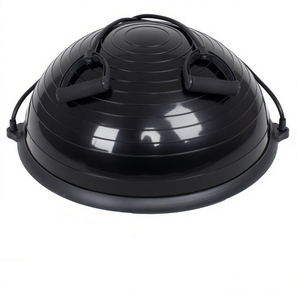 Semiesfera de Equilibrio StrongerFit 58 cm Negra con Tensores e Inflador 2/2