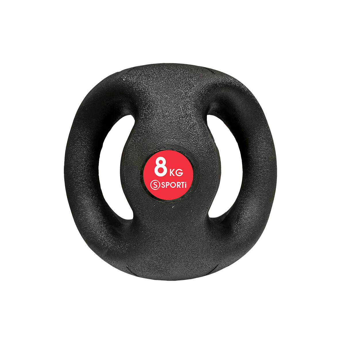 Sporti France - Medecine Ball À Double Poignées Sporti - Médecine Ball - Noir|rouge - Taille Unique - Decathlon