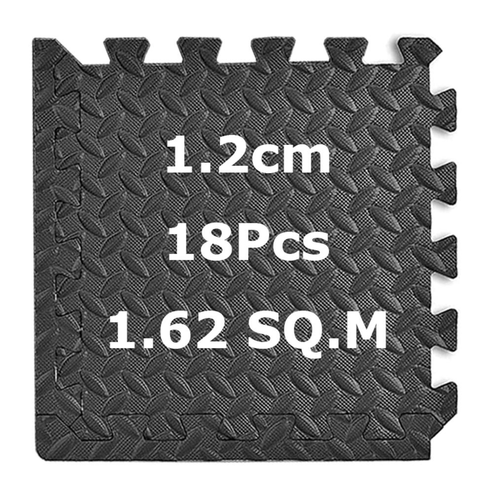 18 unidades Suelo Puzzle Fitness Goma 12 mm Grosor 3/4