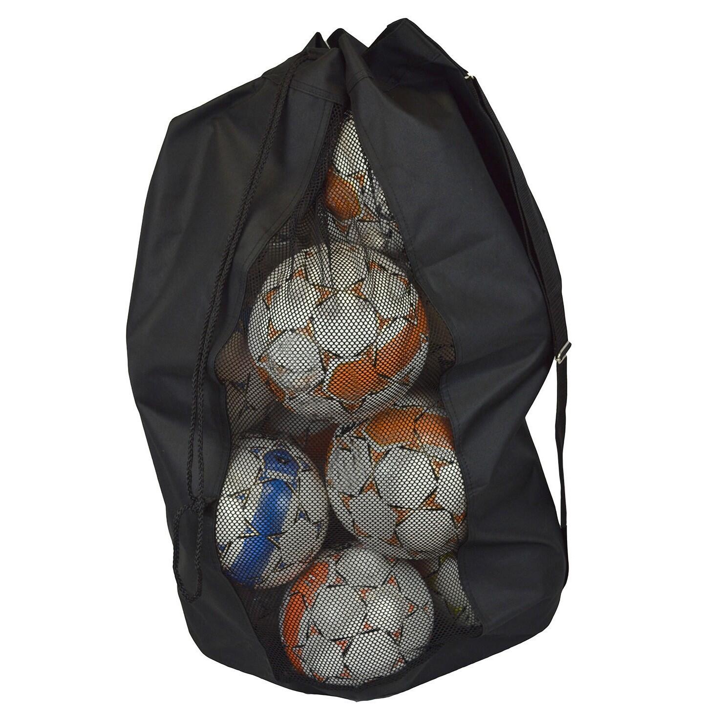 Sporti France - Sac Pour 6-7 Ballons Sporti - Sac À Balles - Noir - Taille Unique - Decathlon