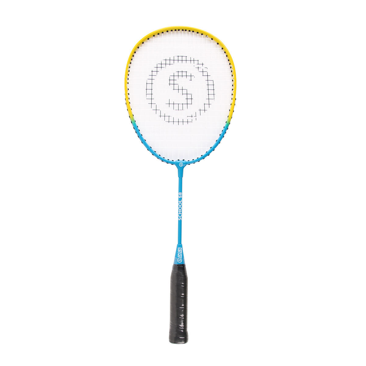 Sporti France - Raquette De Badminton Enfant Sporti School 58 - Raquette De Badminton - Bleu|jaune - Taille Unique - Decathlon
