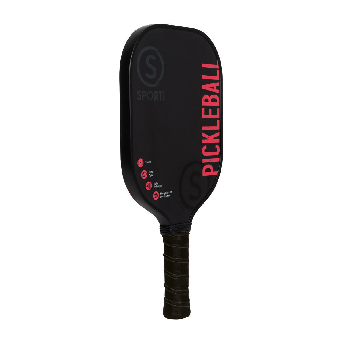 Sporti France - Raquette De Pickleball Fibre De Verre Sporti - Raquette De Pickleball - Noir|rose - No Size - Decathlon