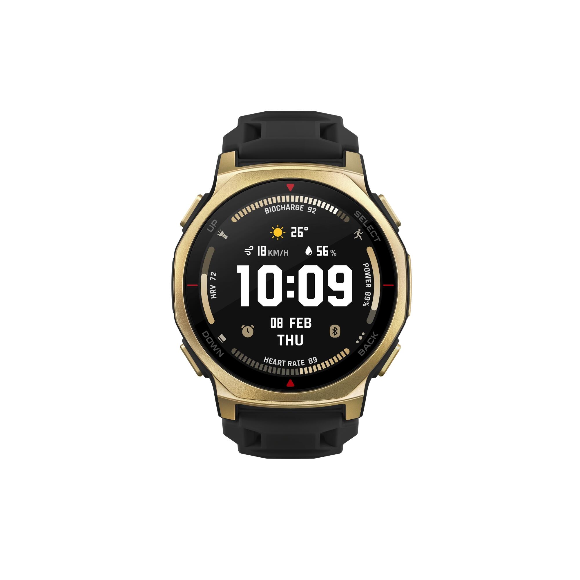 Amazfit T-Rex 3 Pro Fitness Smartwatch - Black Gold (44mm)