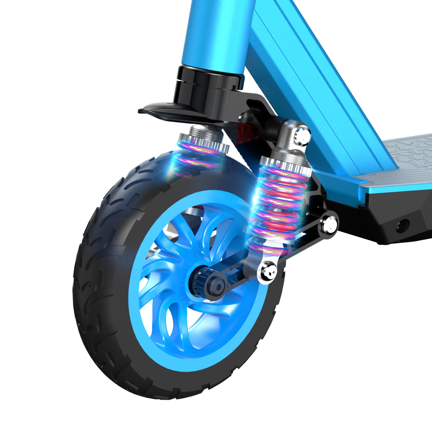 Patinete infantil 3 vel., ruedas 7", suspensión plegable - RCB R12 MAX 2/7