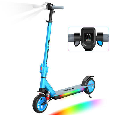 E-Scooter 3 Stufen, 7" Reifen, Vorderfederung, klappbar - RCB R12 MAX