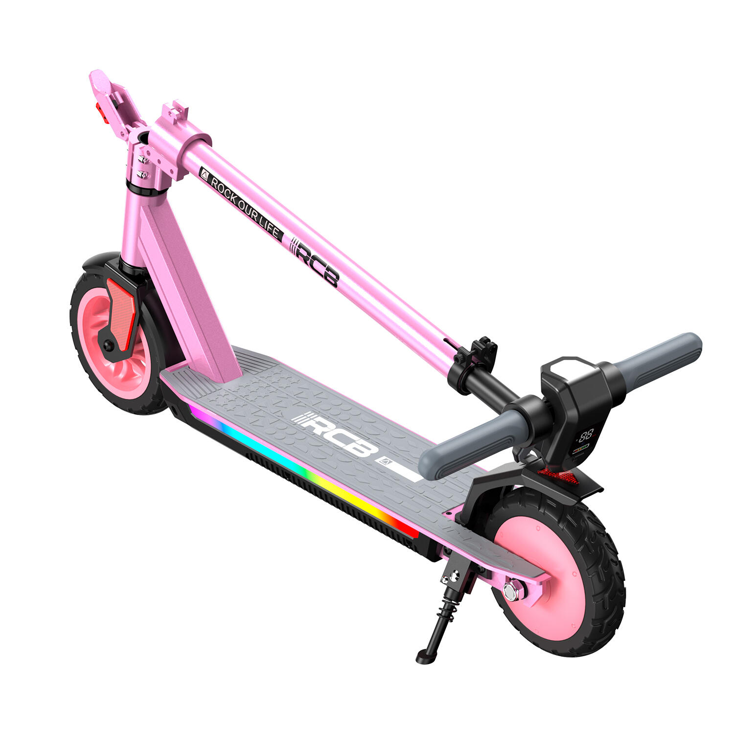 Patinete eléctrico 6-12 - 3 vel., 7" rueda, alu, plegable - RCB R12 PRO 2/7